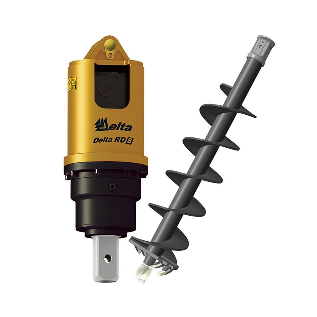 Гидровращатель Delta rd8 с буровым шнеком