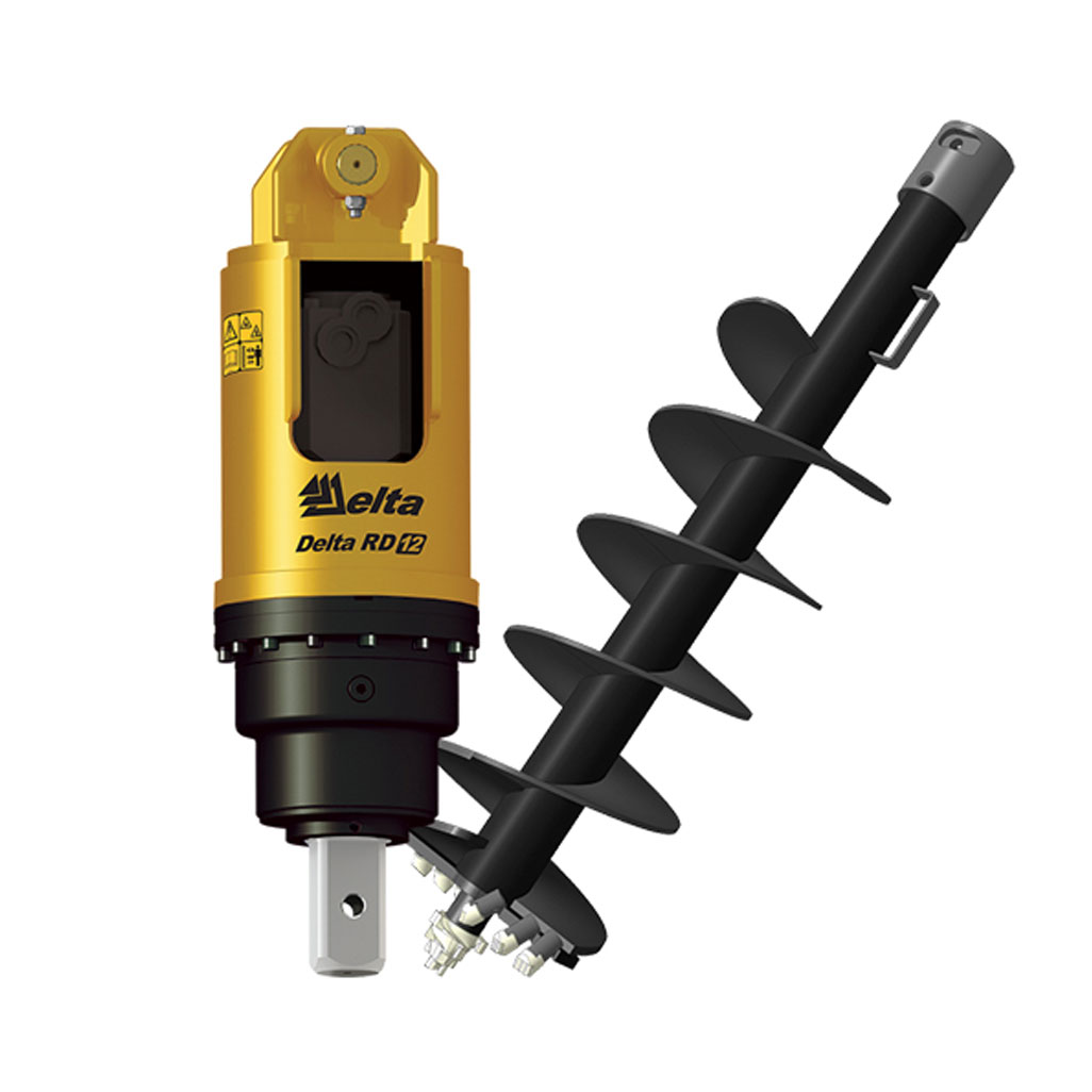 Гидровращатель Delta rd12 с буровым шнеком