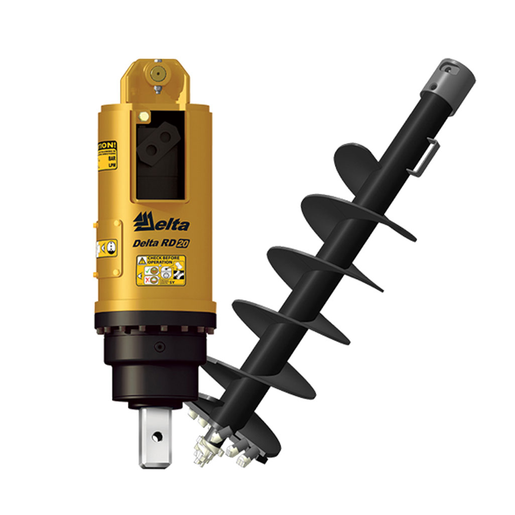 Гидровращатель Delta rd20 с буровым шнеком