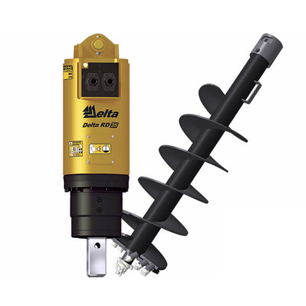 Гидровращатель Delta rd35 с буровым шнеком