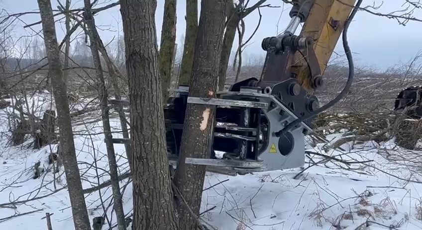 Валочный захват для экскаватора  KIBBLER SD2-350