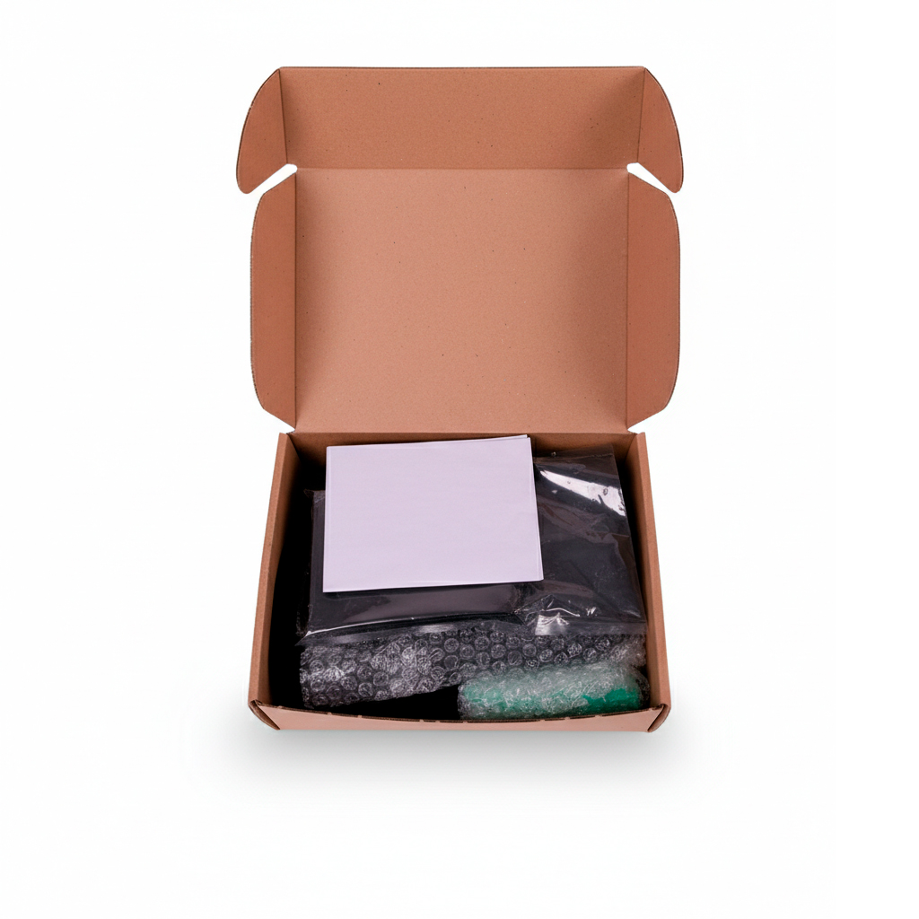 Вид упакованного комплекта индикатора вертикальности бурения