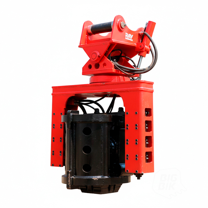 Вибропогружатель с боковым захватом RAY SV30