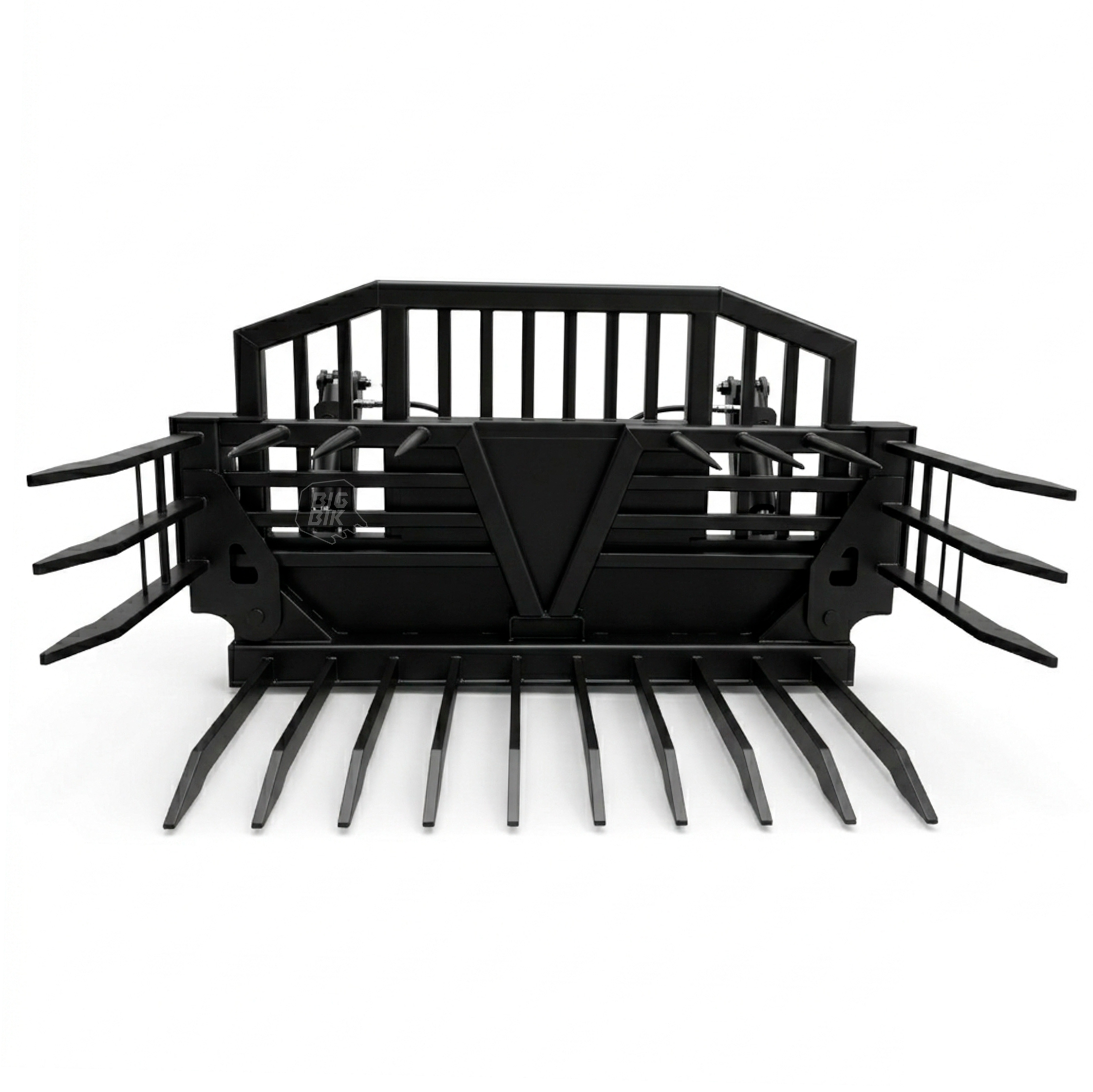 Складные вилы для силоса и сенажа (с гидрозахватом) для фронтального погрузчика