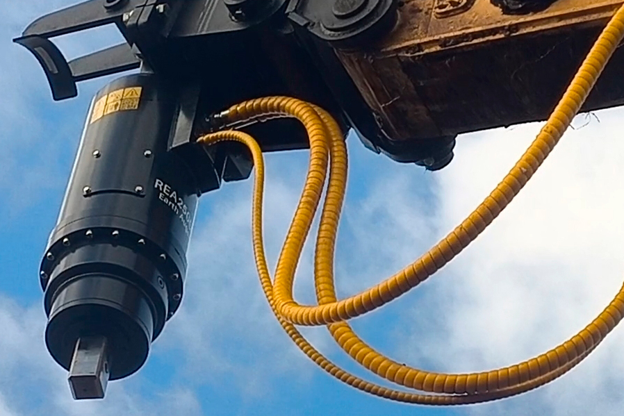 Линия дренажа на гидровращателе RAY