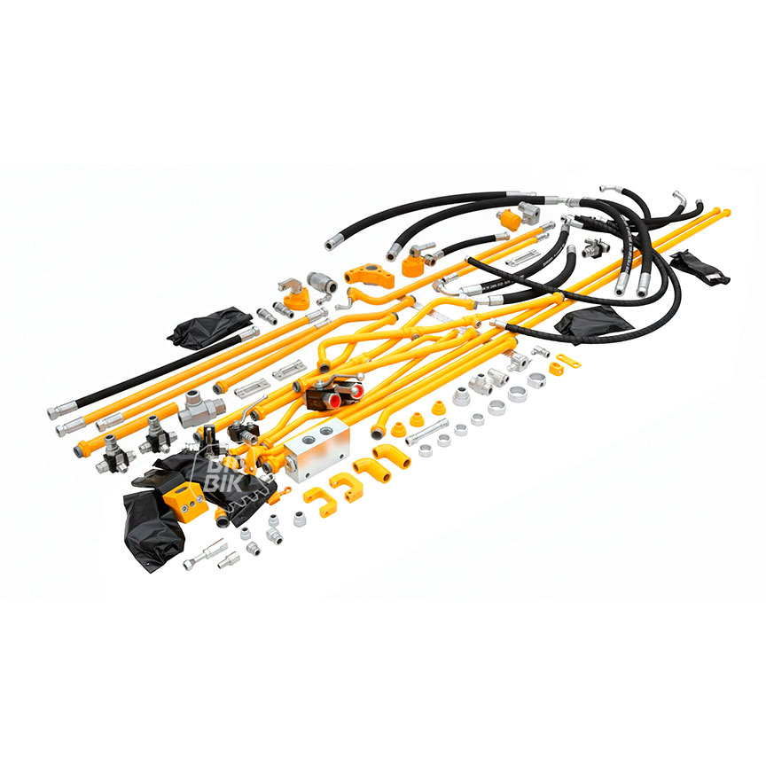 Двухпоточная гидролиния (гидроразводка) для экскаватора